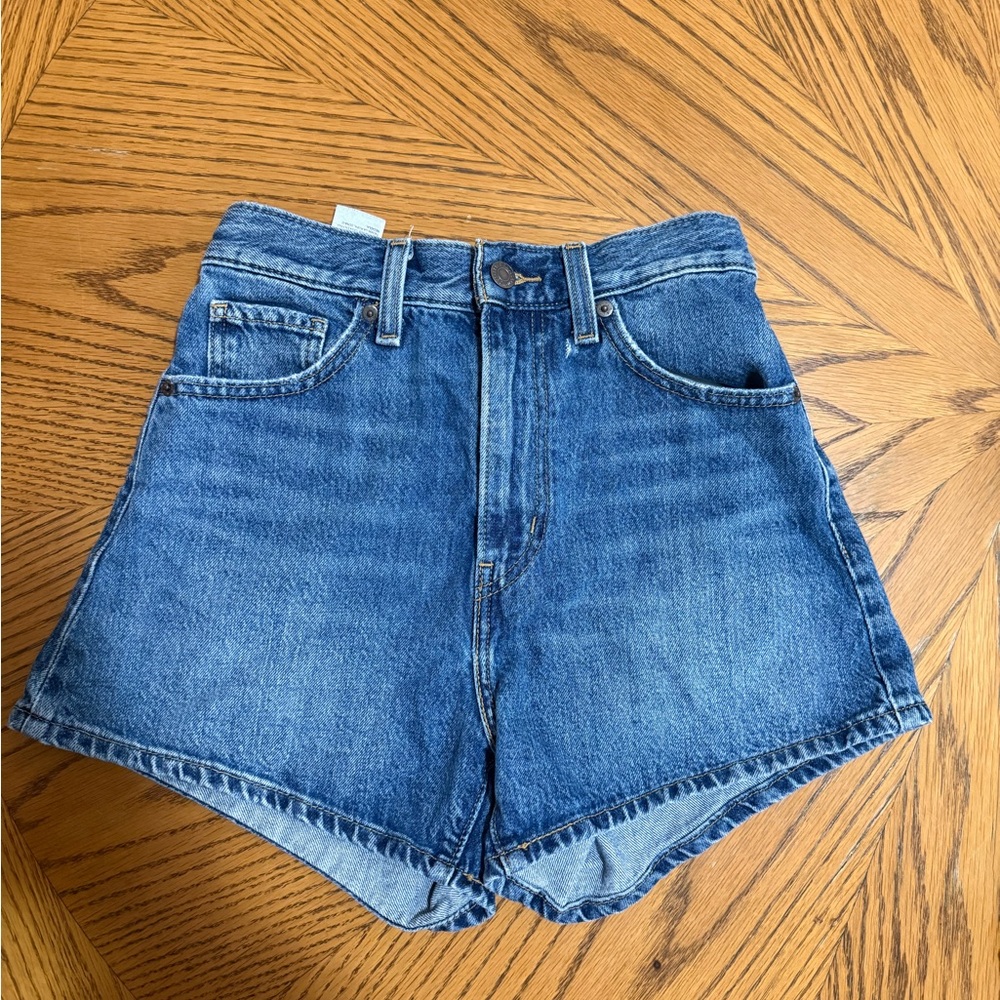 Levi Classic Blue Denim Women's Shorts